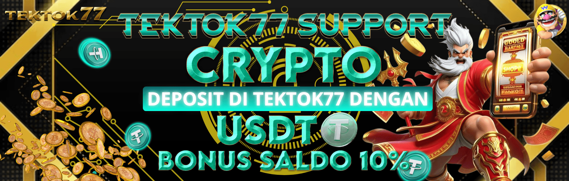 DEPOSIT CRYPTO BONUS 10%