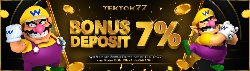 BONUS DEPOSIT 7% SETIAP HARI
